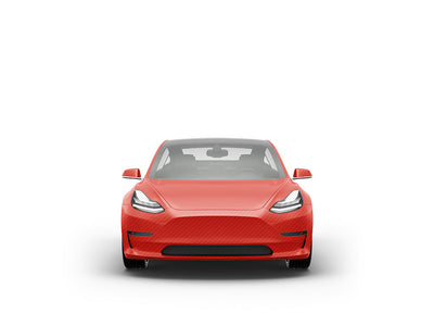 Rwraps 3D Carbon Fiber Red DIY Car Wraps