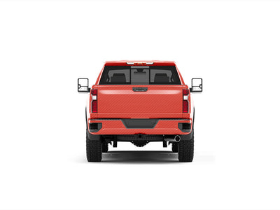Rwraps 3D Carbon Fiber Red Truck Vinyl Wraps