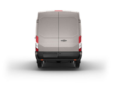 Rwraps 3D Carbon Fiber Silver Van Vinyl Wraps