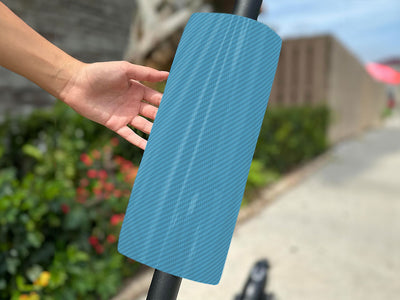 Rwraps 3D Carbon Fiber Blue (Sky) Do-It-Yourself E-Scooter Wraps