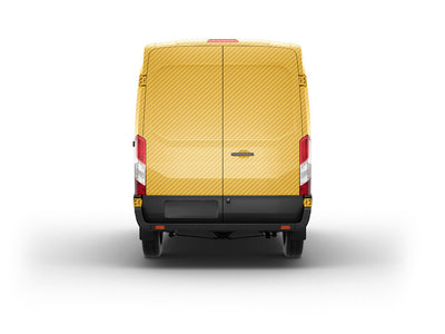 Rwraps 3D Carbon Fiber Yellow Van Vinyl Wraps