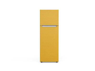 Rwraps 3D Carbon Fiber Yellow DIY Built-In Refrigerator Wraps