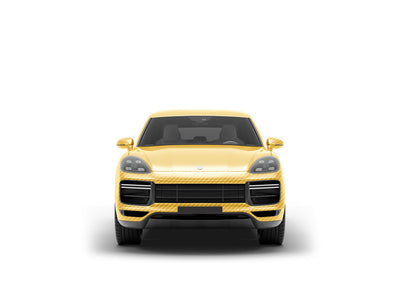 Rwraps 3D Carbon Fiber Yellow DIY SUV Wraps