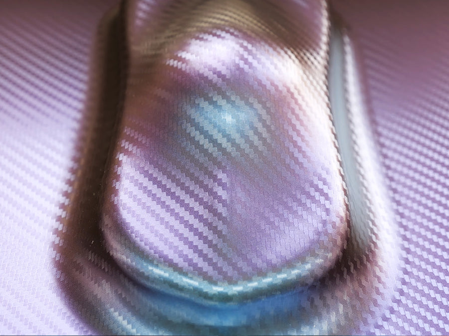 Rwraps 3D Chamelen Blue Carbon Fiber Film~Rwraps 3D Chamelen Blue Carbon Fiber Car Wrap~1