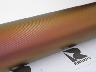 3D Chameleon Purple Carbon Fiber Vinyl