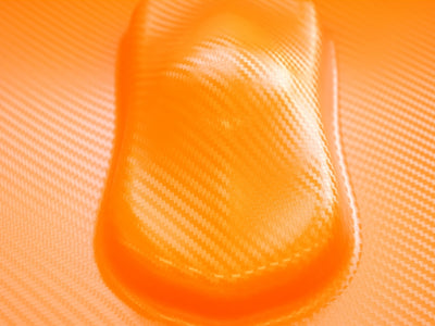 Rwraps 3D Orange Carbon Fiber Film~Rwraps 3D Orange Carbon Fiber Car Wrap~0