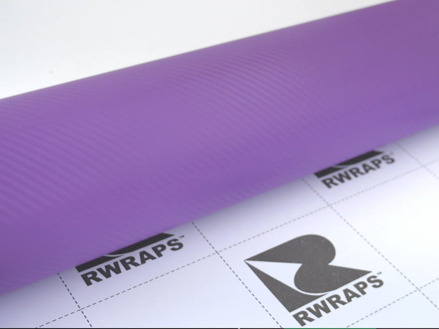 3D Purple Carbon Fiber Vinyl