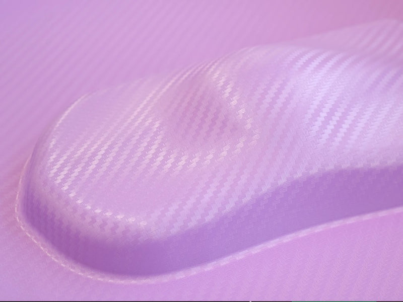 3D Purple Carbon Fiber Car Wrap