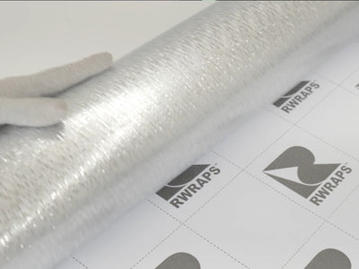 3D Silver Digital Carbon Fiber Vinyl