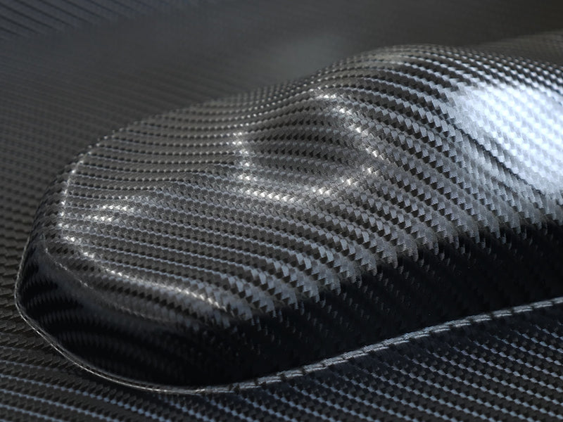 Rwraps 4D Black Carbon Fiber Film~Rwraps 4D Black Carbon Fiber Vehicle Wrap~1