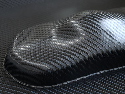 Rwraps 4D Black Carbon Fiber Film~Rwraps 4D Black Carbon Fiber Vehicle Wrap~1