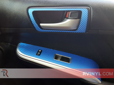 Rwraps™ 4D Carbon Fiber Vinyl Film Wrap - Blue