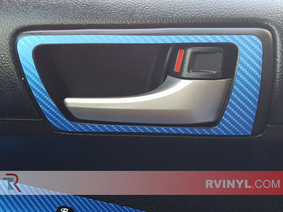 Rwraps™ 4D Carbon Fiber Vinyl Film Wrap - Blue
