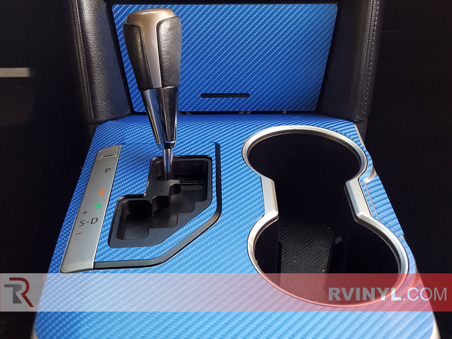 Rwraps™ 4D Carbon Fiber Vinyl Film Wrap - Blue