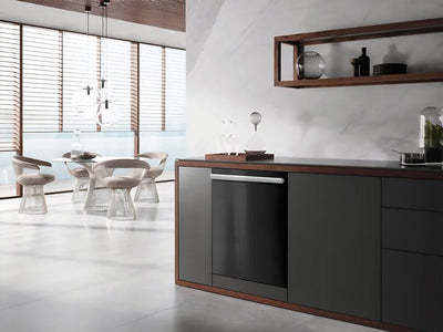 Rwraps™ 4D Carbon Fiber Black Wrapped Dishwasher Example