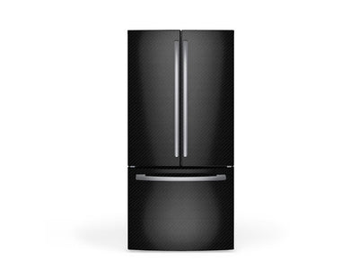 Rwraps 4D Carbon Fiber Black DIY Built-In Refrigerator Wraps
