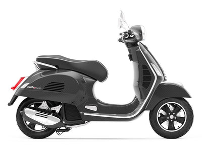 Rwraps 4D Carbon Fiber Black Do-It-Yourself Scooter Wraps