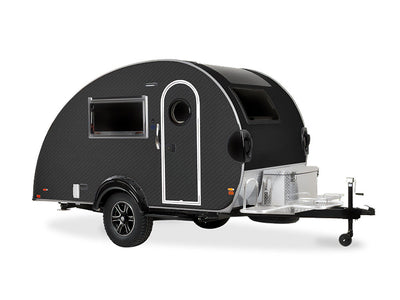 Rwraps 4D Carbon Fiber Black Do-It-Yourself Truck Camper Wraps