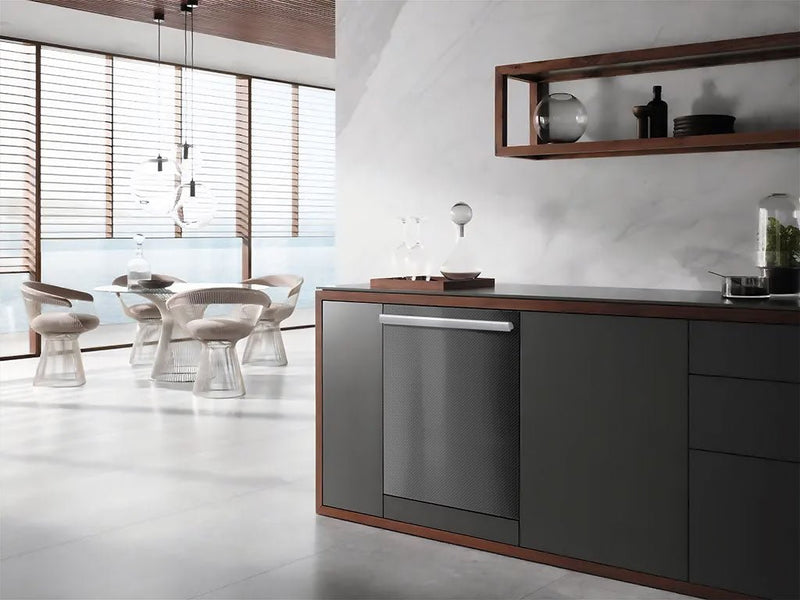 Rwraps™ 4D Carbon Fiber Gray Wrapped Dishwasher Example