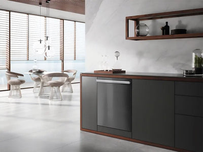 Rwraps™ 4D Carbon Fiber Gray Wrapped Dishwasher Example