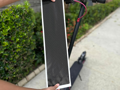 Rwraps 4D Carbon Fiber Gray DIY Electric Scooter Wraps