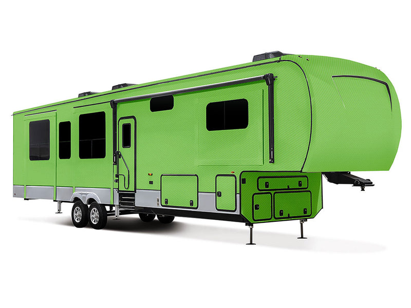 Rwraps 4D Carbon Fiber Green Do-It-Yourself 5th Wheel Travel Trailer Wraps