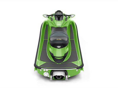 Rwraps 4D Carbon Fiber Green Jet Ski Vinyl Wraps