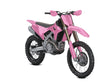 Rwraps 4D Carbon Fiber Pink Dirt Bike Wraps