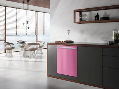 Rwraps™ 4D Carbon Fiber Pink Wrapped Dishwasher Example