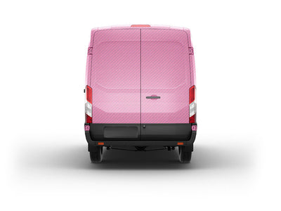 Rwraps 4D Carbon Fiber Pink Van Vinyl Wraps