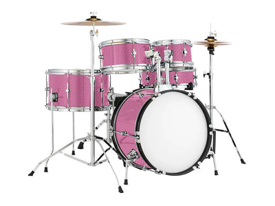 Rwraps™ 4D Carbon Fiber Pink Drum Wraps