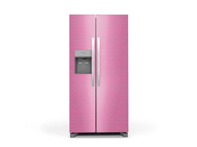 Rwraps™ 4D Carbon Fiber Pink Refrigerator Wraps