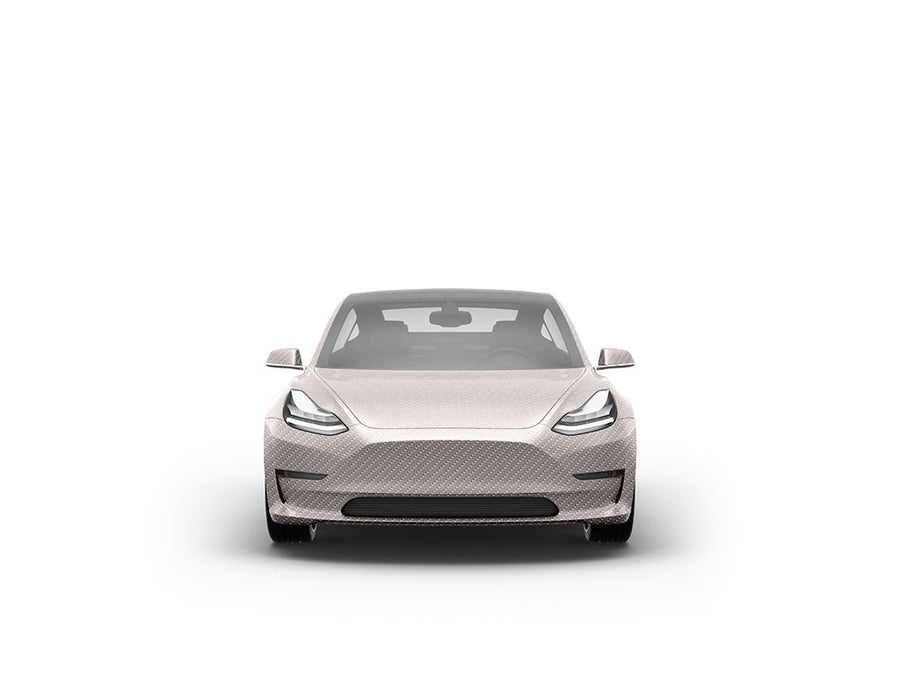 Rwraps 4D Carbon Fiber Silver DIY Car Wraps