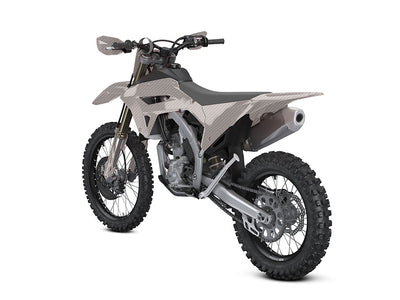 Rwraps 4D Carbon Fiber Silver Dirt Bike Vinyl Wraps