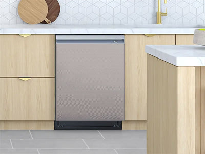 Rwraps™ 4D Carbon Fiber Silver Custom Dishwasher Cover