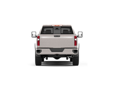 Rwraps 4D Carbon Fiber Silver Truck Vinyl Wraps