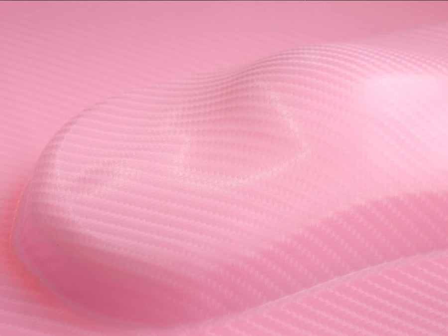 4D Pink Carbon Fiber Car Wrap