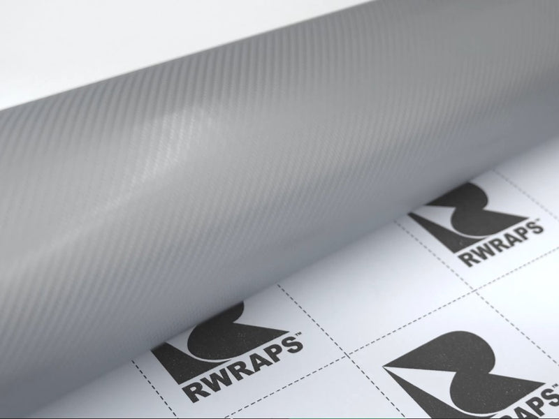 4D Silver Carbon Fiber Vinyl