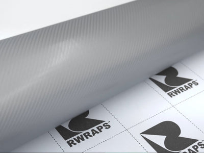 4D Silver Carbon Fiber Vinyl