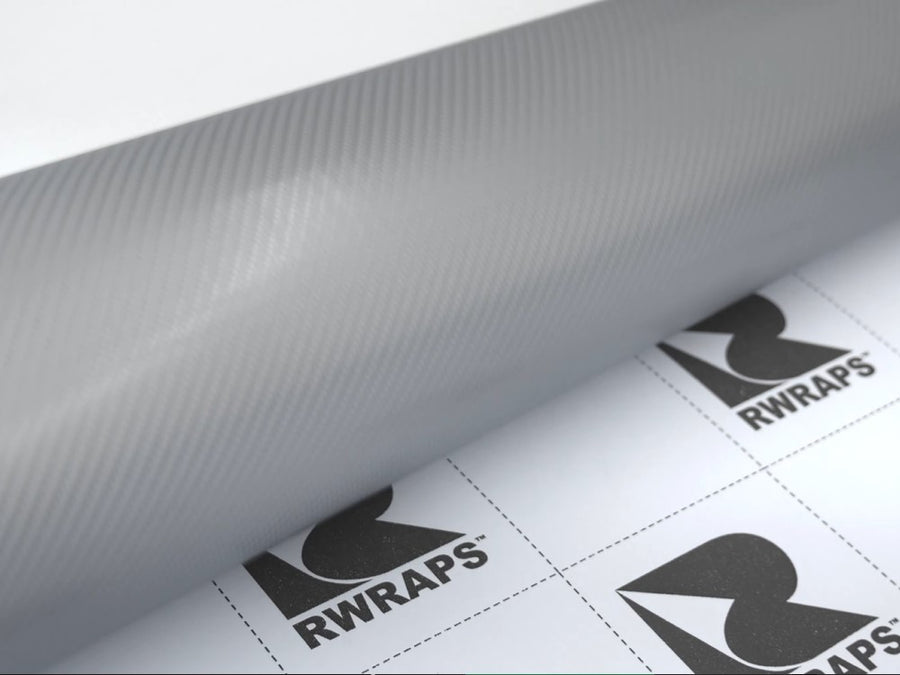 4D Silver Carbon Fiber Vinyl