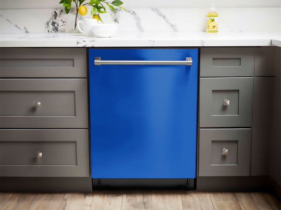 Rwraps™ 5D Carbon Fiber Epoxy Blue Dishwasher Wraps