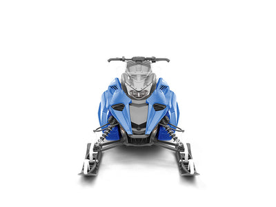 Rwraps 5D Carbon Fiber Epoxy Blue DIY Snowmobile Wraps