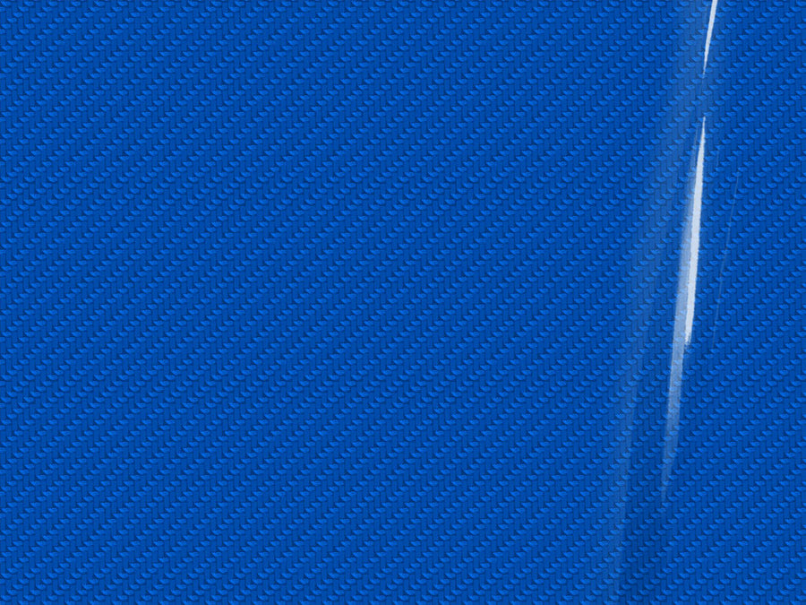 Rwraps 5D Carbon Fiber Epoxy Blue Golf Cart Wrap Color Swatch