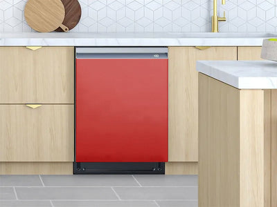 Rwraps™ 5D Carbon Fiber Epoxy Red Custom Dishwasher Cover