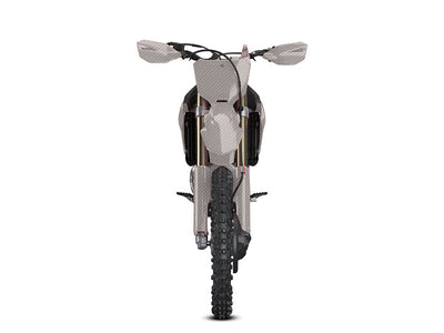 Rwraps 5D Carbon Fiber Epoxy Silver DIY Dirt Bike Wraps