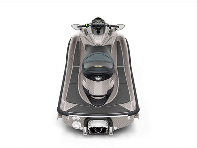 Rwraps 5D Carbon Fiber Epoxy Silver Jet Ski Vinyl Wraps