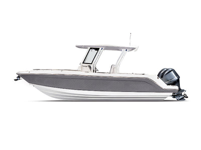 Rwraps 5D Carbon Fiber Epoxy Silver Motorboat Wraps