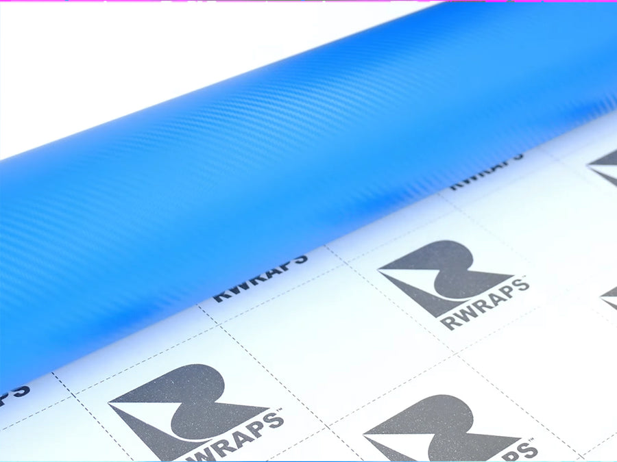 Rwraps Blue Carbon Fiber Vinyl~Rwraps Blue Carbon Fiber Vinyl Roll ~0