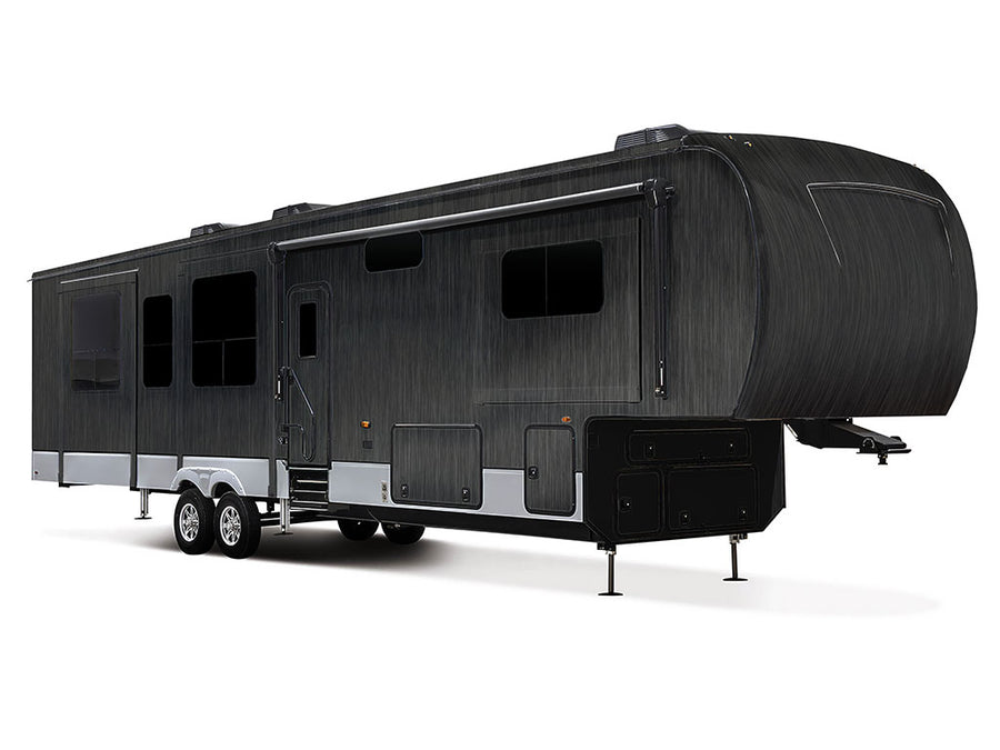 Rwraps Brushed Aluminum Black Do-It-Yourself 5th Wheel Travel Trailer Wraps