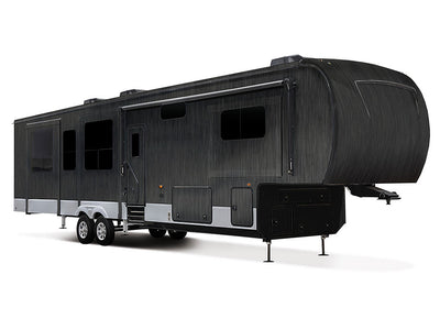 Rwraps Brushed Aluminum Black RV Vinyl Wraps